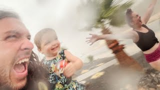 FLASH STORM and Finding a Scorpion!! Adley & Niko catch baby frogs then make fun crafts with friends