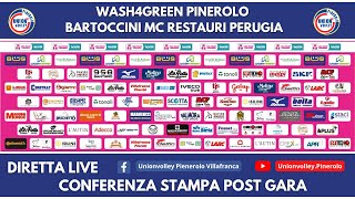 Conferenza Stampa Post Gara | Wash4Green Pinerolo vs Bartoccini MC Restauri Perugia