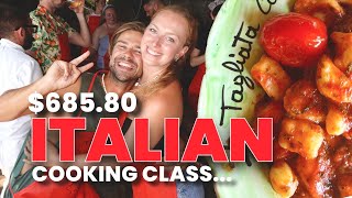 We Try the WILD Positano Cooking Class! It gets MESSY…