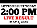 Lotto Result Today 2PM Draw May 4, 2024 PCSO LIVE Result