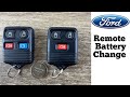 Ford Remote Key Fob Battery Change - How To Remove Replace Ford Key Fob Batteries DIY Replacement