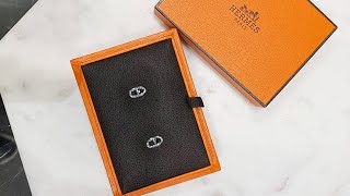 에르메스 실버 주얼리 에르메스 샹달 이어링 HERMES Chaine D'Ancre Earrings, Very Small Model