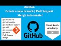 GitHub CLI tutorial for Beginners Part 3 | Pull Request | Merge | Basic git CLI commands