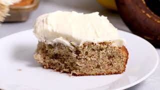 Banana Bars with Cream Cheese Frosting