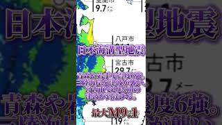 今後日本を襲う巨大地震4選　#地震　#巨大地震　#震度7#南海トラフ　#shorts #ランキング