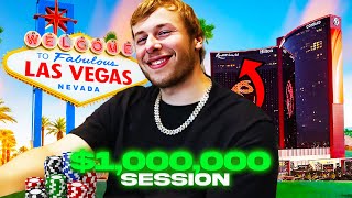 I Risked $1,000,000 on a Rooftop Blackjack Session at Resorts World Las Vegas!