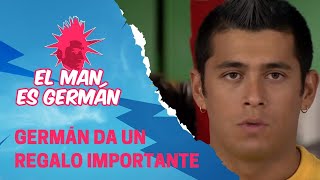 Germán le da un regalo a Jasbleidy | El Man es Germán