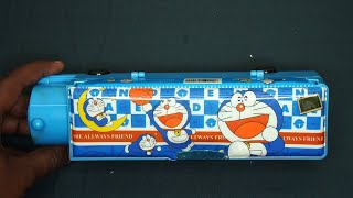 Doraemon Man Train pencil box with Wheels