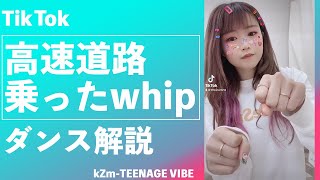 【TikTok】高速道路乗ったwhipの振付解説！