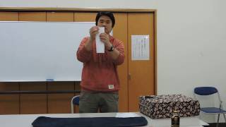 古典マジック好き必見！秋田県マジック同好会 ２０１７年２月２１日定例会 竹村さん演技①