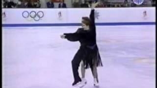 Marina Klimova-Sergei Ponomarenko Compulsory Dance 1992 Winter Olympics