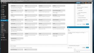 Adding A Text Widget to Wordpress