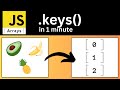 JS array .keys() method