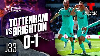 Highlights & Goals | Tottenham vs. Brighton 0-1 | Premier League | Telemundo Deportes