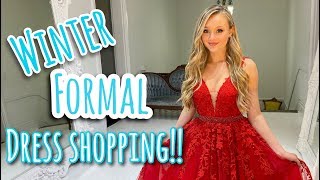 Winter Formal | Snow Ball Dance 2019 | Shopping for the Perfect Dress
