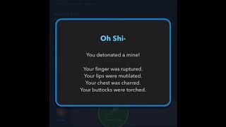 Trying to survive minefields in bitlife... again