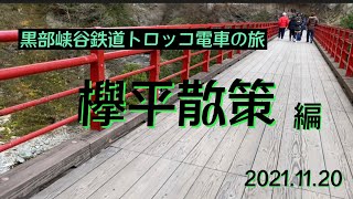 黒部峡谷鉄道トロッコの旅  欅平編