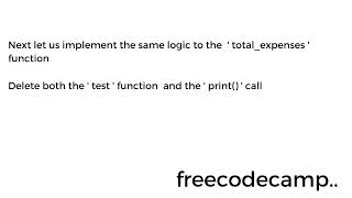 Learn Lambda Functions by Building an Expense Tracker | Python Beta Cert | Step 15