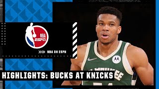 Milwaukee Bucks at New York Knicks | Full Game Highlights