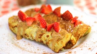 Paleo Pancake Roll-Ups! CHEAP CLEAN EATS