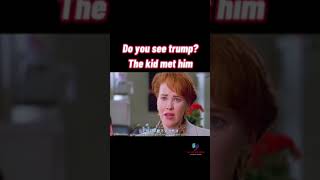 Do You See Trump! The Kid meet him! @Dimpy9 #hollywoodmovies #actionmovies #movieclips