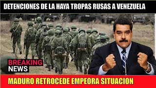 MADURO empeora situacion Detenciones de la Haya