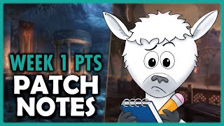 🤔 Hmmmmm.... | Update 45 PTS Week 1 Patch Notes