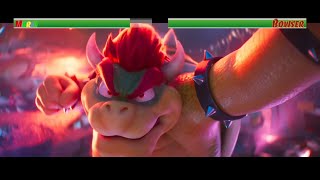 Mario and Luigi and Friends vs Bowser...with healthbars