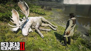 BERBURU HEWAN LEGENDARIS LAINNYA & RUSA ALBINO RAKSASA! Red Dead Redemption 2