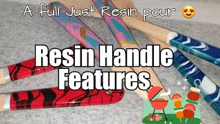 378 - EXCITING 😁 Resin Handles / Wooden Utensils / Just Resin