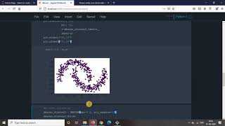 DBSCAN implementation using Python, Sklearn