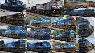 50 in 1 Back to back KJM EMD’s MEGA Collection of Indianrailways trains (MIBB) Mechine In Bleed Blue