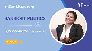 Indian Literature E@6 09 | Sanskrit poetics 01| NTA NET, SET, GATE