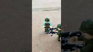 LEGO ARMY FUNNY: Soldier Robbed of Gun 🔫 #lego #army #shorts