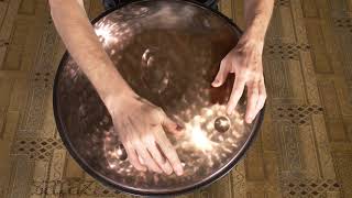 Saraz Handpan D Harmonic Minor ( Stainless Steel )