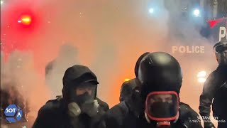 Разгон протестующих в Грузии! Тбилиси, Парламент