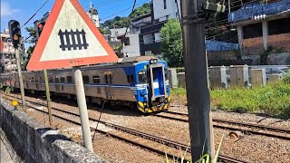 4156次瑞芳發車經由宜蘭線開往蘇澳的EMU505+EMU520區間車