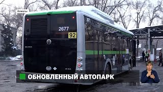 Новые автобусы запустили еще на одном маршруте в Алматы