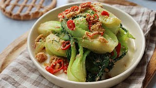 Stir-fried pollack roe. I put salted pollack roe in it.