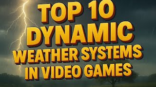 Top 10 Dynamic Weather Systems in Video Games 🌧️🎮 | Unleashing Gameplay Like Never Before!