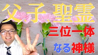 「父、子、聖霊の三位一体なる神様」1分聖書講座~世界一早くて、世界一わかりやすい~