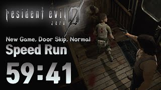 [한국 1등] 레지던트이블0 스피드런 NG, Door Skip, Normal (59:41)//Resident evil 0 speedrun // 바하0 바이오하자드0