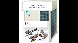 Daikin VRV high pressure sensor Error Codes E3 and JA VRV DAIKIN