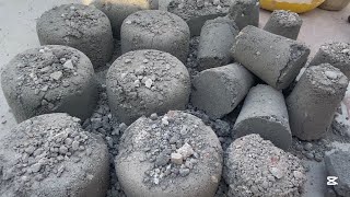 ASMR| Dusty Crispy Gritty Charcoal ashes Sand Cement Dry And Water Crumbles| Full Mouthwatering 🤤