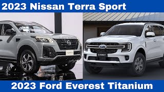 Compare Mid-size SUVs 2023 Nissan Terra Sport Vs 2023 Ford Everest Titanium