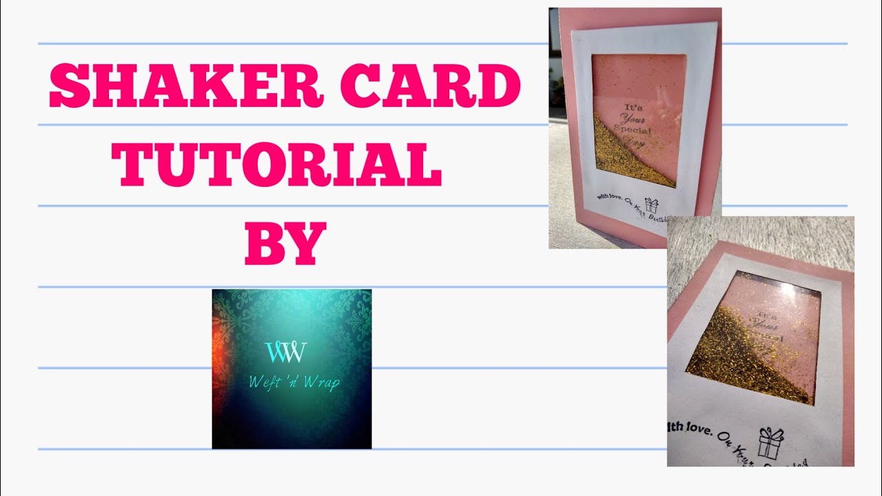 Diy Shaker Card Tutorial Youtube