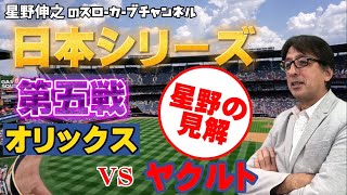 日本シリーズ５戦目！星野の見解！！