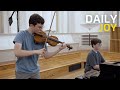 Brahms' 21 Hungarian Dances for Violin and Piano, No. 1 performed by Jacob & Ezra Lewis! | Daily Joy