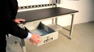 Proline | Model HD | Modular, Ergonomic workbench, w/epoxy resin surface for Lab