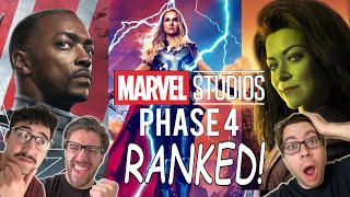 All MCU Phase 4 Movies & Shows Ranked Worst to Best!